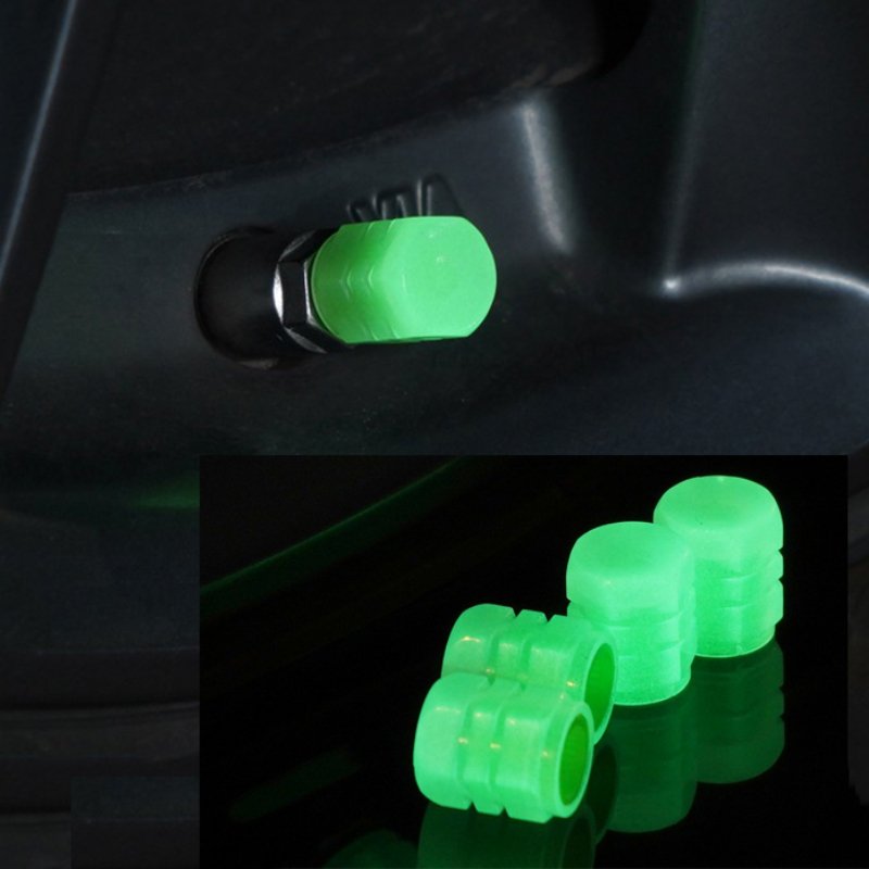 Car Luminous Tire Valve Cap(4 pcs set) - Zambeel